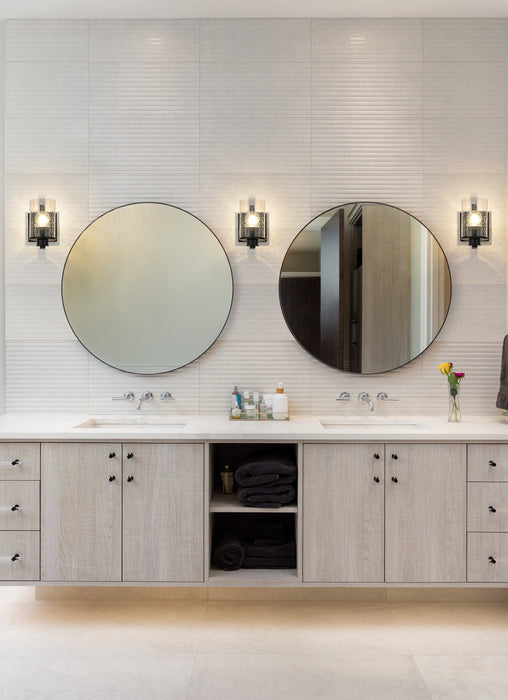 Wall Sconce Z-Lite 492-1S-MB Matte Black Beckett 1 Light Wall Sconce Z-Lite