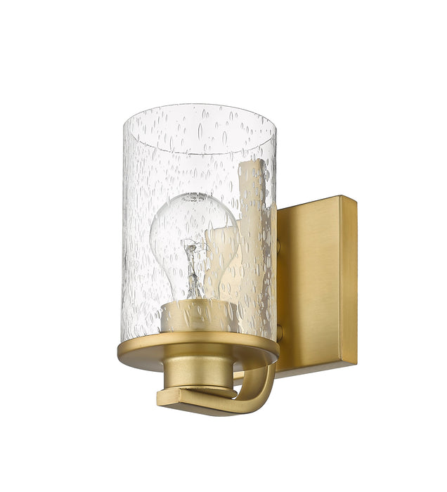 Wall Sconce Z-Lite 492-1S-OBR Olde Brass Beckett 1 Light Wall Sconce Z-Lite