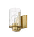 Wall Sconce Z-Lite 492-1S-OBR Olde Brass Beckett 1 Light Wall Sconce Z-Lite
