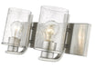 Vanity Z-Lite 492-2V-BN Brushed Nickel Beckett 2 Light Vanity Z-Lite