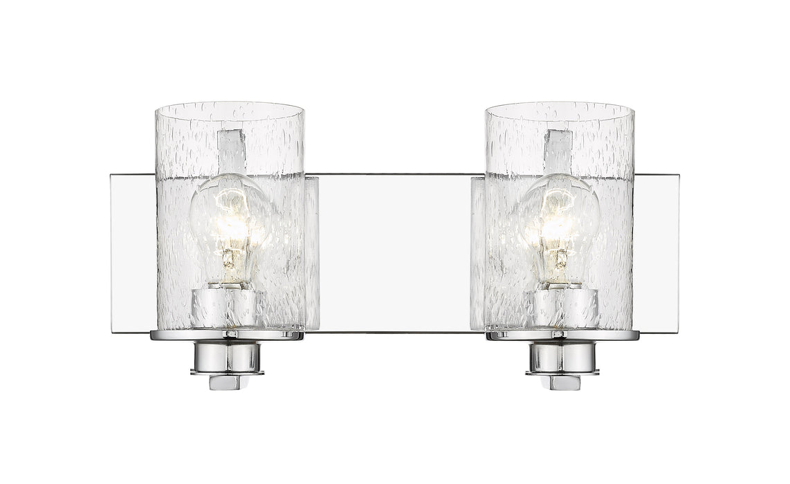 Vanity Z-Lite 492-2V-CH Chrome Beckett 2 Light Vanity Z-Lite