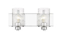 Vanity Z-Lite 492-2V-CH Chrome Beckett 2 Light Vanity Z-Lite