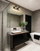 Vanity Z-Lite 492-2V-MB Matte Black Beckett 2 Light Vanity Z-Lite