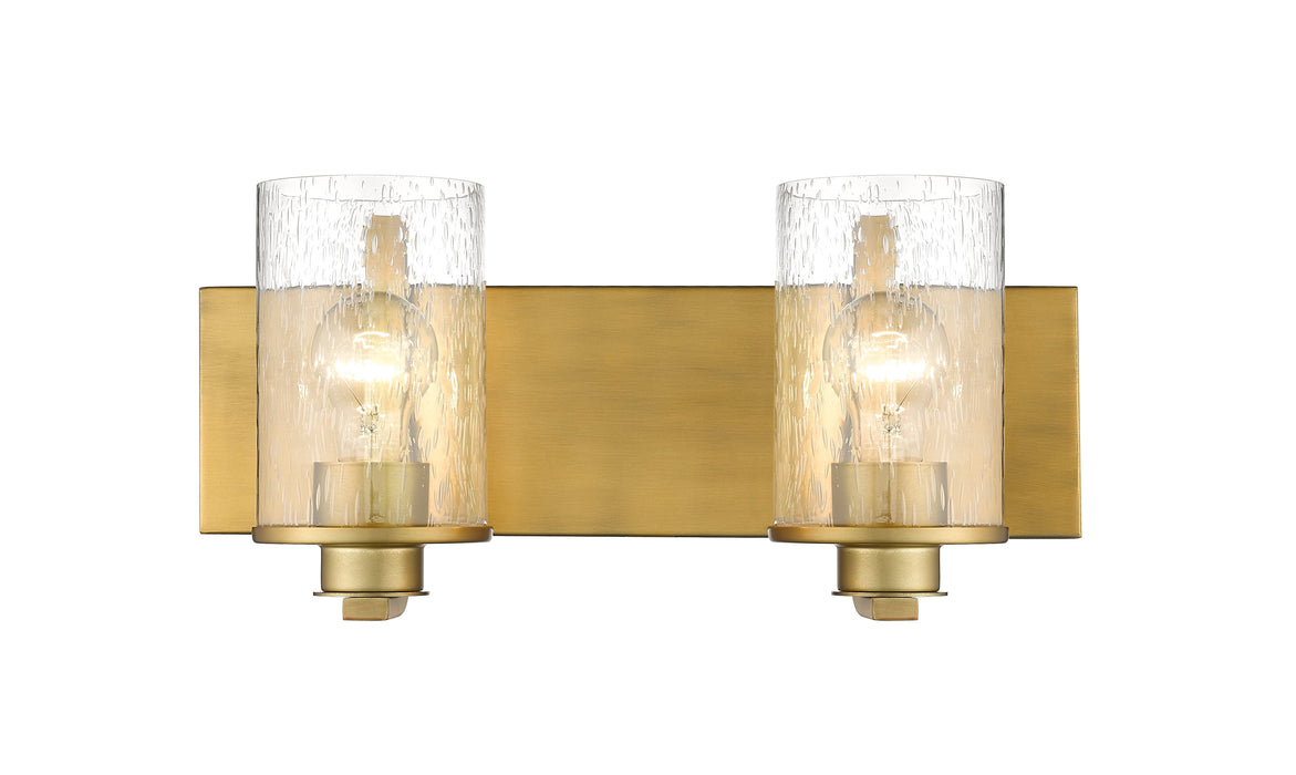 Vanity Z-Lite 492-2V-OBR Olde Brass Beckett 2 Light Vanity Z-Lite