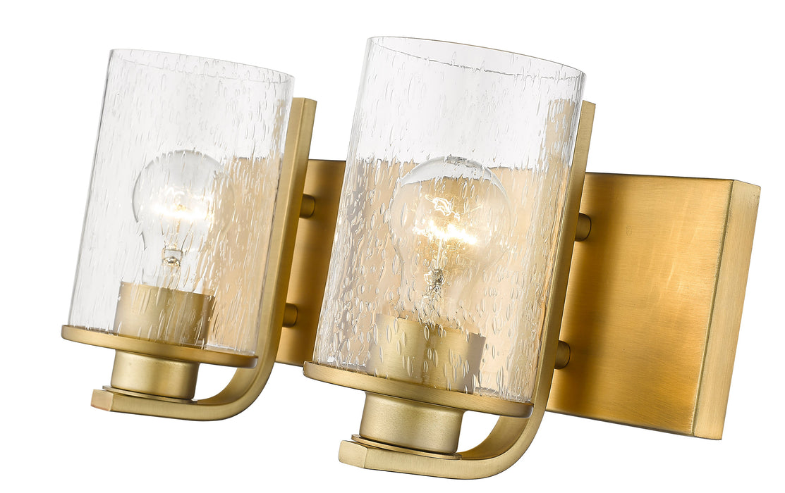 Vanity Z-Lite 492-2V-OBR Olde Brass Beckett 2 Light Vanity Z-Lite