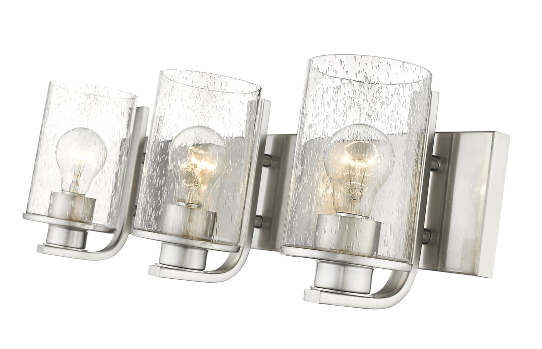 Vanity Z-Lite 492-3V-BN Brushed Nickel Beckett 3 Light Vanity Z-Lite