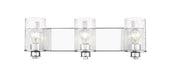 Vanity Z-Lite 492-3V-CH Chrome Beckett 3 Light Vanity Z-Lite