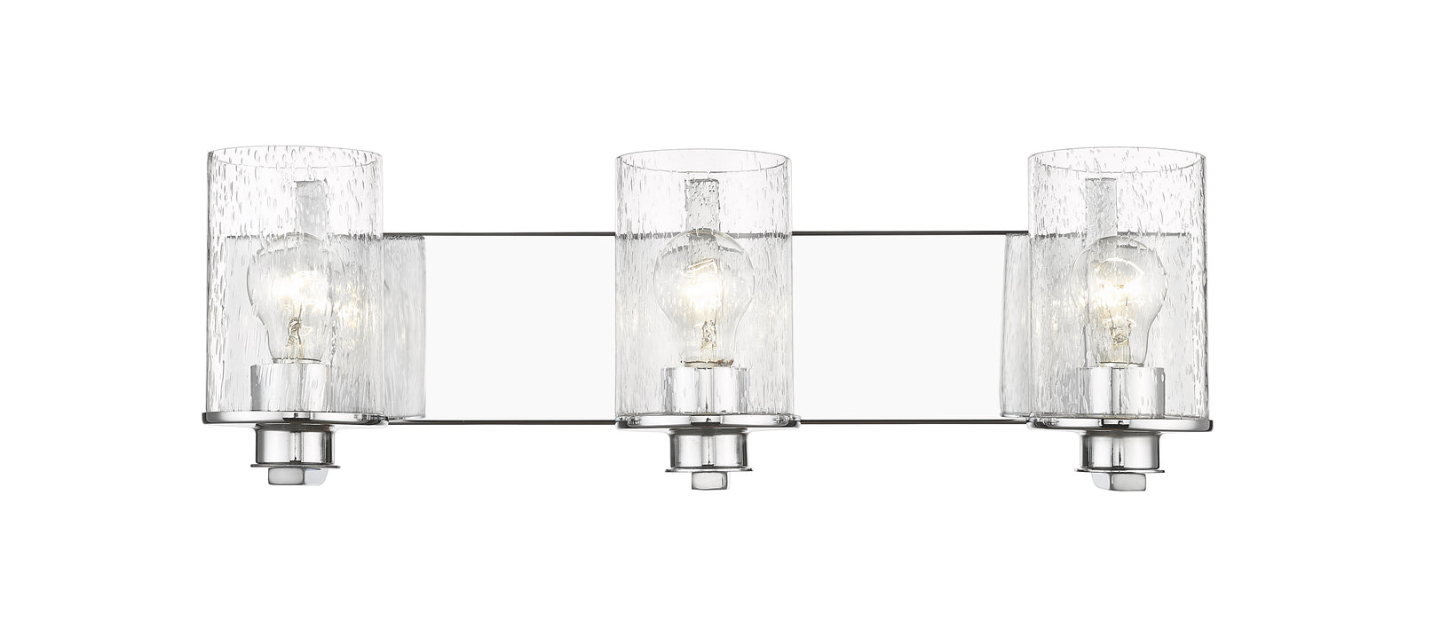 Vanity Z-Lite 492-3V-CH Chrome Beckett 3 Light Vanity Z-Lite