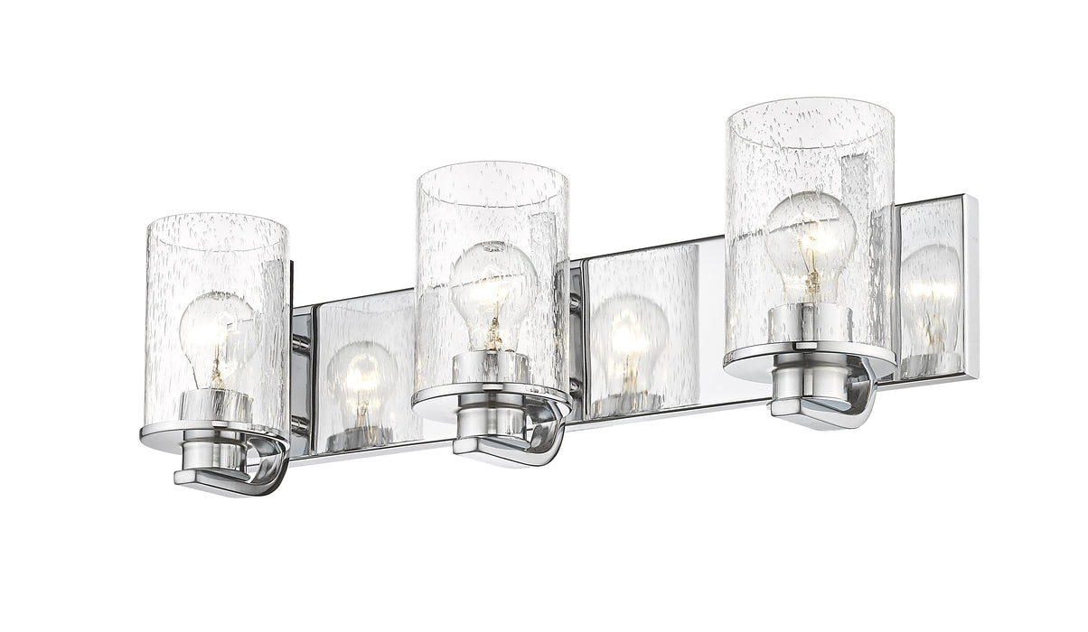Vanity Z-Lite 492-3V-CH Chrome Beckett 3 Light Vanity Z-Lite