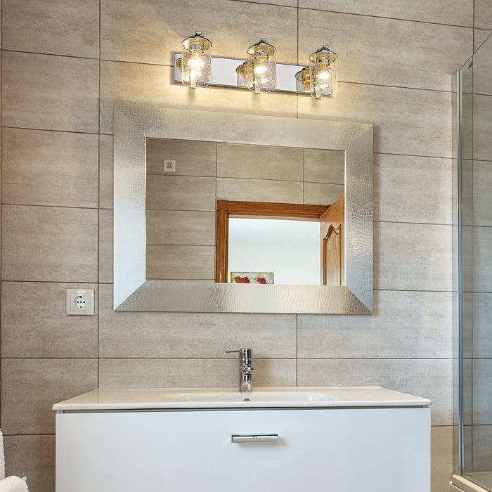 Vanity Z-Lite 492-3V-CH Chrome Beckett 3 Light Vanity Z-Lite