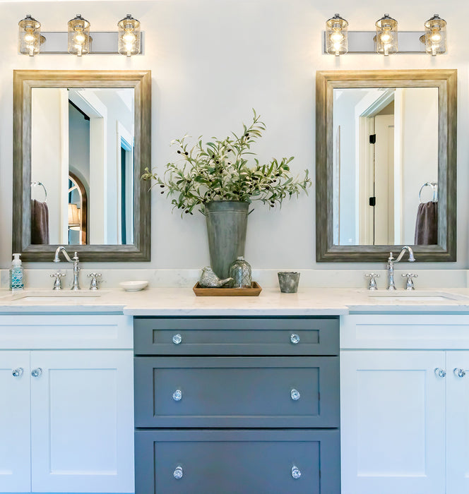 Vanity Z-Lite 492-3V-CH Chrome Beckett 3 Light Vanity Z-Lite
