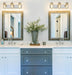 Vanity Z-Lite 492-3V-CH Chrome Beckett 3 Light Vanity Z-Lite