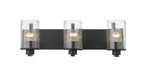 Vanity Z-Lite 492-3V-MB Matte Black Beckett 3 Light Vanity Z-Lite