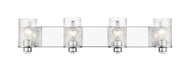 Vanity Z-Lite 492-4V-CH Chrome Beckett 4 Light Vanity Z-Lite