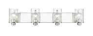 Vanity Z-Lite 492-4V-CH Chrome Beckett 4 Light Vanity Z-Lite