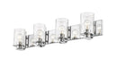 Vanity Z-Lite 492-4V-CH Chrome Beckett 4 Light Vanity Z-Lite