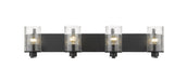 Vanity Z-Lite 492-4V-MB Matte Black Beckett 4 Light Vanity Z-Lite