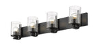 Vanity Z-Lite 492-4V-MB Matte Black Beckett 4 Light Vanity Z-Lite