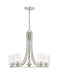 Chandelier Z-Lite 492-5BN Brushed Nickel Beckett 5 Light Chandelier Z-Lite
