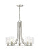 Chandelier Z-Lite 492-5BN Brushed Nickel Beckett 5 Light Chandelier Z-Lite