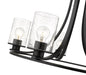 Chandelier Z-Lite 492-5MB Matte Black Beckett 5 Light Chandelier Z-Lite
