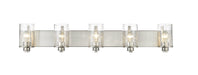 Vanity Z-Lite 492-5V-BN Brushed Nickel Beckett 5 Light Vanity Z-Lite