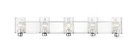 Vanity Z-Lite 492-5V-CH Chrome Beckett 5 Light Vanity Z-Lite