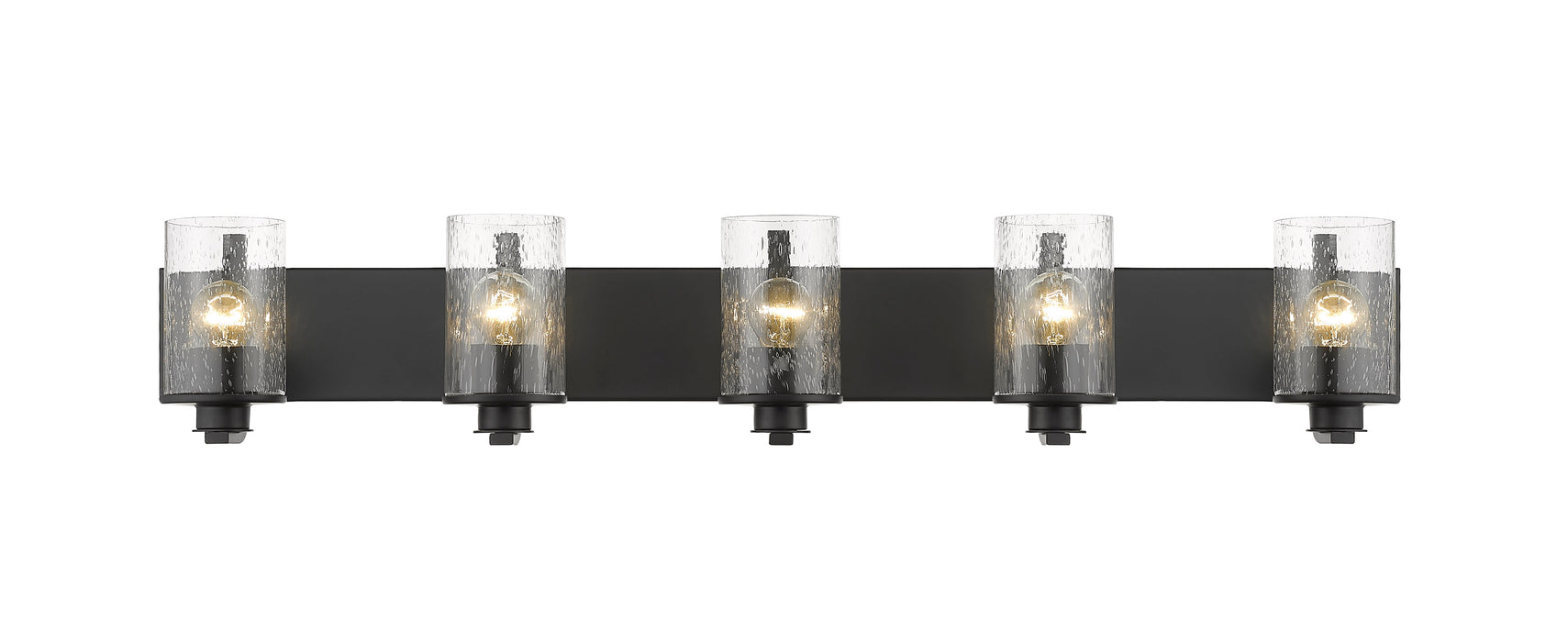 Vanity Z-Lite 492-5V-MB Matte Black Beckett 5 Light Vanity Z-Lite