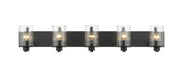 Vanity Z-Lite 492-5V-MB Matte Black Beckett 5 Light Vanity Z-Lite