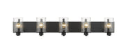 Vanity Z-Lite 492-5V-MB Matte Black Beckett 5 Light Vanity Z-Lite