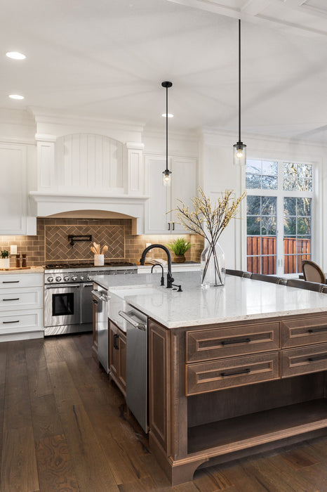 Pendant Z-Lite 492MP-MB Matte Black Beckett 1 Light Pendant Z-Lite