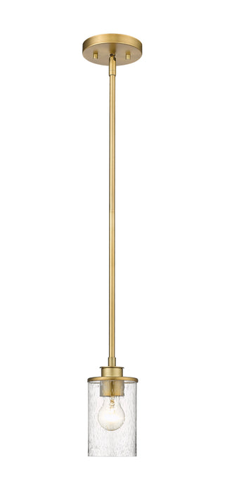 Pendant Z-Lite 492MP-OBR Olde Brass Beckett 1 Light Pendant Z-Lite