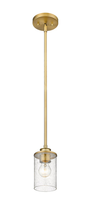 Pendant Z-Lite 492MP-OBR Olde Brass Beckett 1 Light Pendant Z-Lite