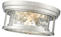Flush Mount Z-Lite 493F2-BN Brushed Nickel Clarion 2 Light Flush Mount Z-Lite
