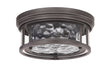 Flush Mount Z-Lite 493F2-BRZ Bronze Clarion 2 Light Flush Mount Z-Lite