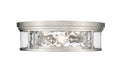Flush Mount Z-Lite 493F4-BN Brushed Nickel Clarion 4 Light Flush Mount Z-Lite