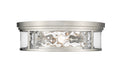 Flush Mount Z-Lite 493F4-BN Brushed Nickel Clarion 4 Light Flush Mount Z-Lite