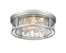 Flush Mount Z-Lite 493F4-BN Brushed Nickel Clarion 4 Light Flush Mount Z-Lite
