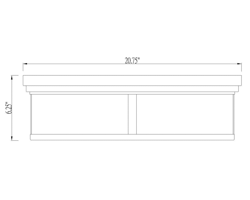 Flush Mount Z-Lite 493F4-BN Brushed Nickel Clarion 4 Light Flush Mount Z-Lite