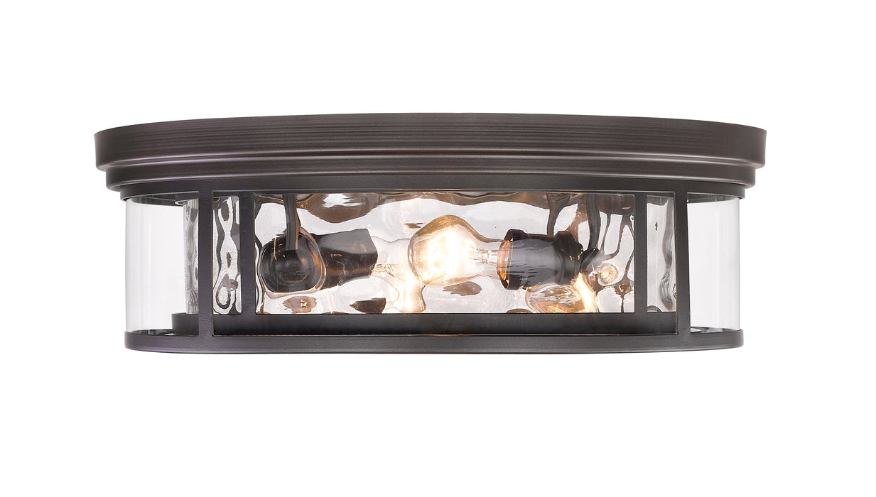 Flush Mount Z-Lite 493F4-BRZ Bronze Clarion 4 Light Flush Mount Z-Lite