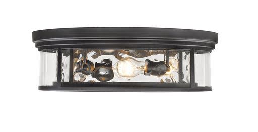 Flush Mount Z-Lite 493F4-MB Matte Black Clarion 4 Light Flush Mount Z-Lite