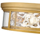Flush Mount Z-Lite 493F4-OBR Olde Brass Clarion 4 Light Flush Mount Z-Lite
