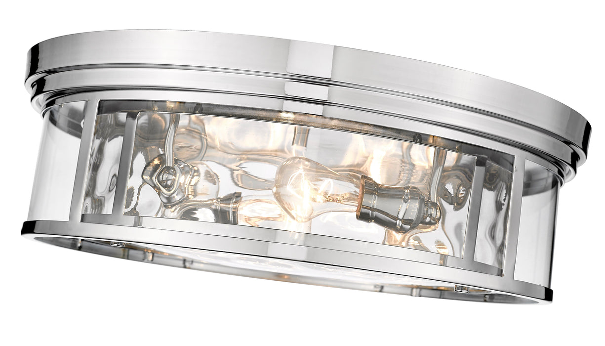 Flush Mount Z-Lite 493F4-PN Polished Nickel Clarion 4 Light Flush Mount Z-Lite