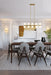 Linear Chandelier Z-Lite 494-10L-MGLD Modern Gold Artemis 10 Light Linear Chandelier Z-Lite