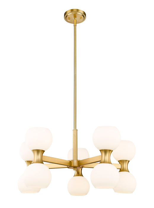 Chandelier Z-Lite 494-10MGLD Modern Gold Artemis 10 Light Chandelier Z-Lite