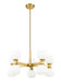 Chandelier Z-Lite 494-10MGLD Modern Gold Artemis 10 Light Chandelier Z-Lite