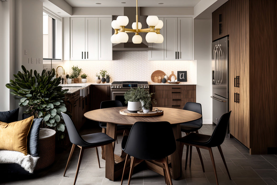 Chandelier Z-Lite 494-10MGLD Modern Gold Artemis 10 Light Chandelier Z-Lite