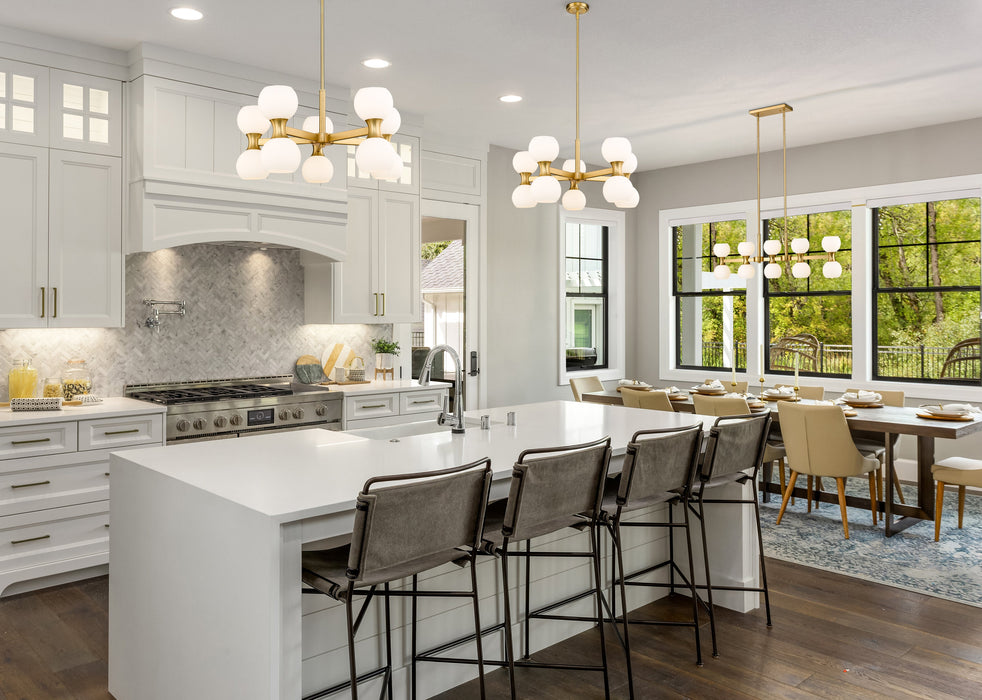 Chandelier Z-Lite 494-10MGLD Modern Gold Artemis 10 Light Chandelier Z-Lite