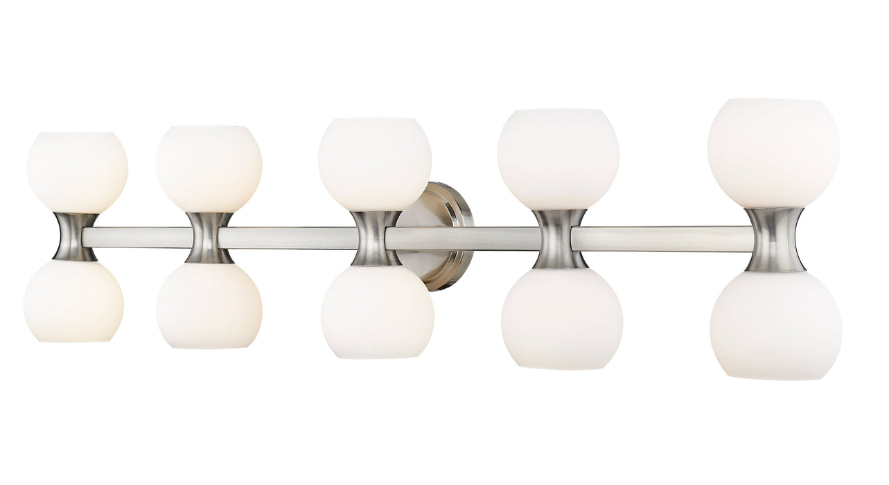 Vanity Z-Lite 494-10V-BN Brushed Nickel Artemis 10 Light Vanity Z-Lite
