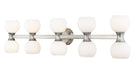 Vanity Z-Lite 494-10V-BN Brushed Nickel Artemis 10 Light Vanity Z-Lite